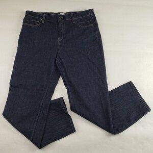 Dorothee Schumacher Straight Leg Jean Womens 5 US 10 Blue Dark Wash High Rise